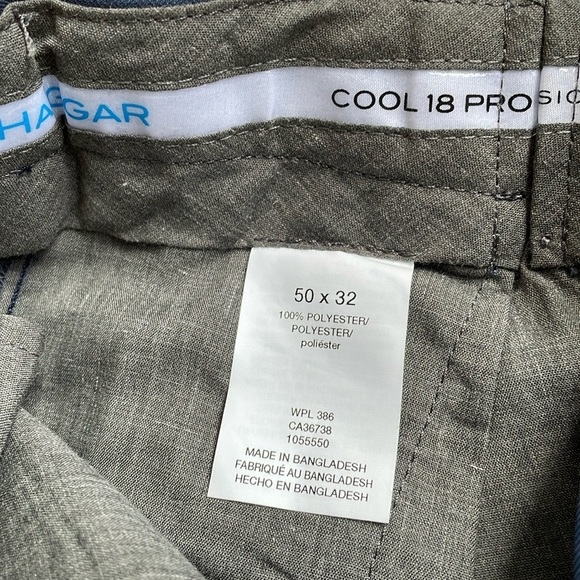 Haggar Men’s Navy Big & Tall Cool 18 Pro Classic-Fit Suit Dress Pants - NWT - Picture 7 of 8